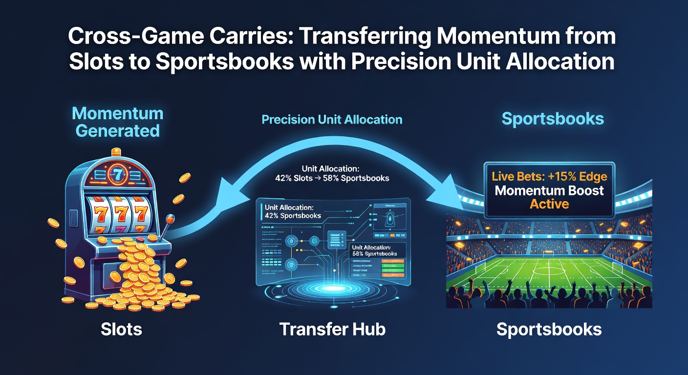 Close-up of a bankroll ledger transitioning from slot payout slips to sportsbook bet slips, illustrating unit allocation in action