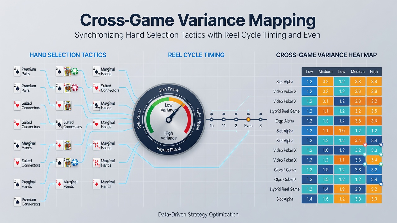 Chart illustrating synchronized timing between hand selections, reel cycles, and live event line movements
