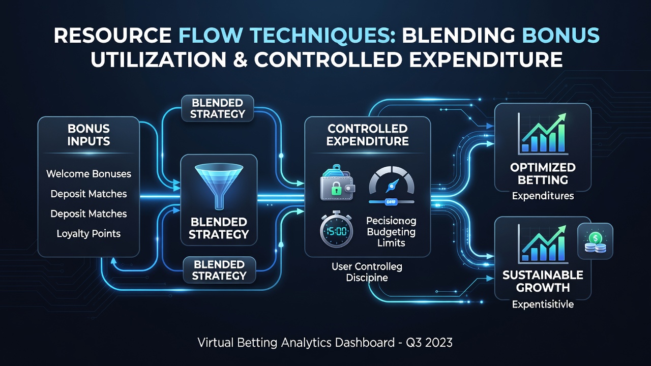 Diagram showing integration of bonus utilization with expenditure control mechanisms in online betting
