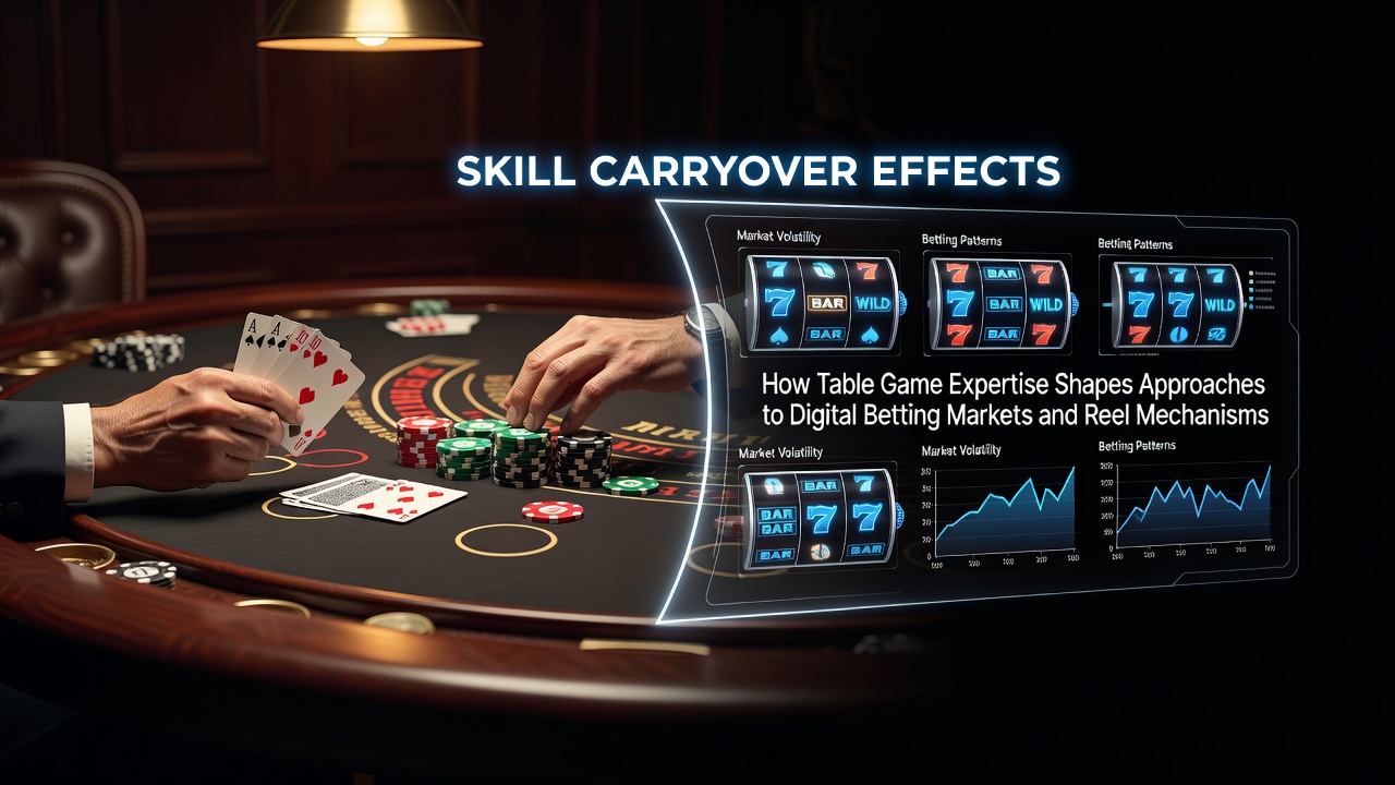 Table game players analyzing strategies that transfer to online slots and betting platforms