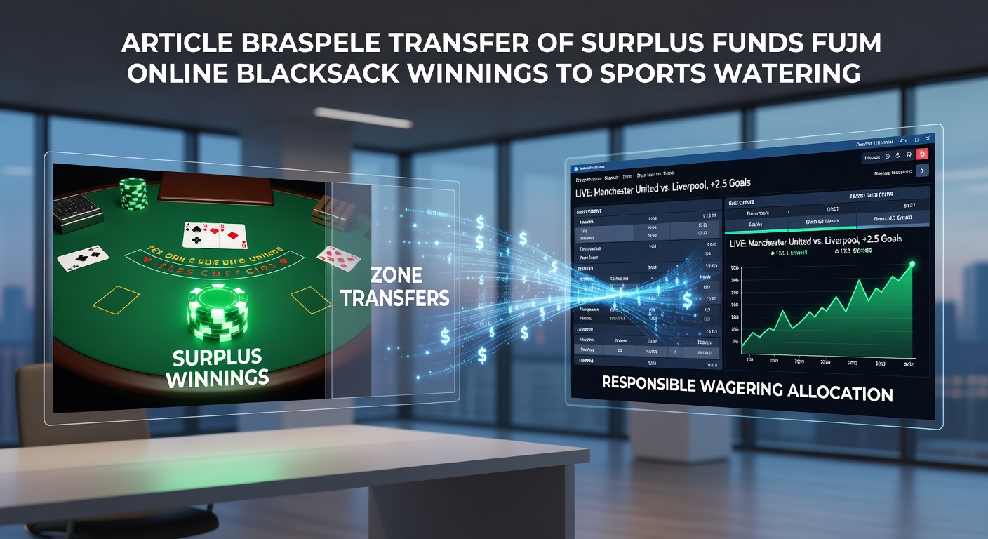 Digital graphic showing money flowing from a blackjack table to sports betting odds boards, symbolizing strategic fund shifts